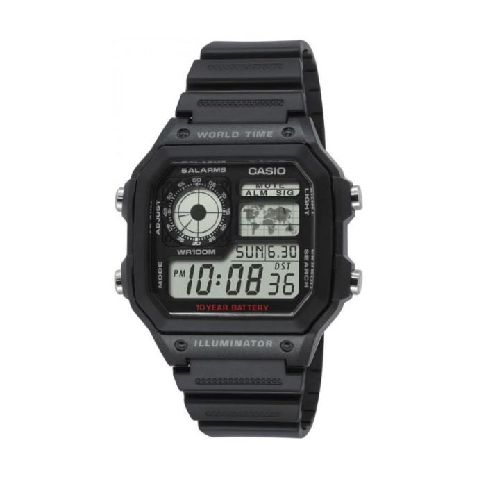 Casio Standart AE-1200WH-1AVDF Erkek Kol Saati - 1