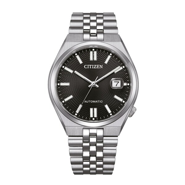 Citizen Tsuyosa NK0020-55E Gümüş-Siyah Erkek Kol Saati - Citizen