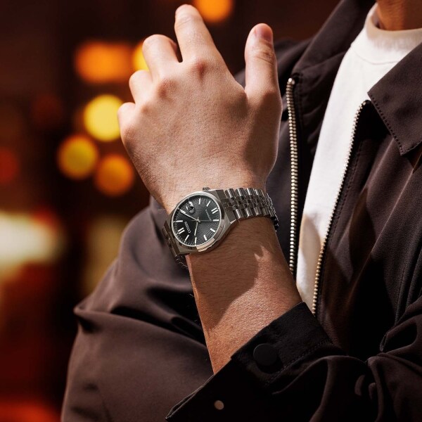 Citizen Tsuyosa NK0020-55E Gümüş-Siyah Erkek Kol Saati - 2