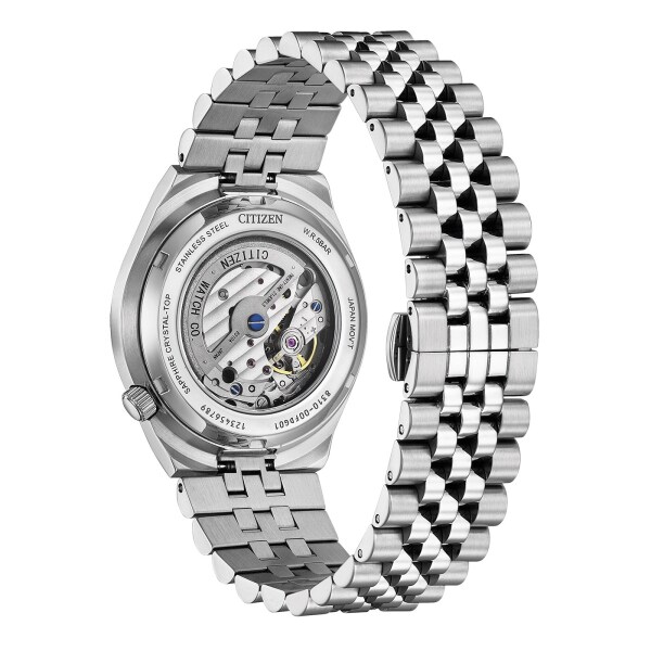 Citizen Tsuyosa NK0020-55E Gümüş-Siyah Erkek Kol Saati - 4