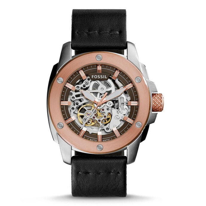 Fossil ME3082 Erkek Kol Saati ve JA6732-712 Erkek Bileklik Hediye Seti - 2
