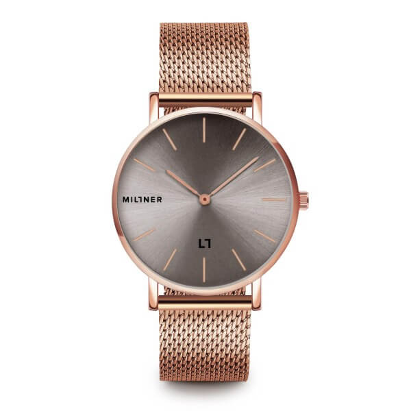 Millner Mayfair Kol Saati Rose Graphite 39 mm - 1