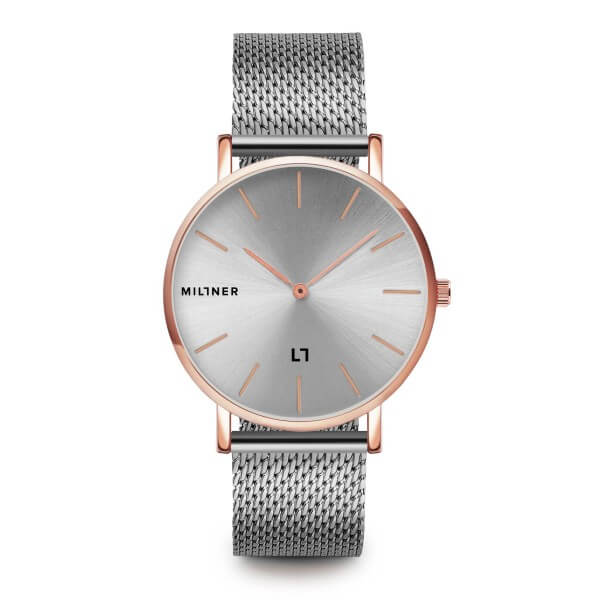 Millner Mayfair Kol Saati Rose Silver 39 mm - 1