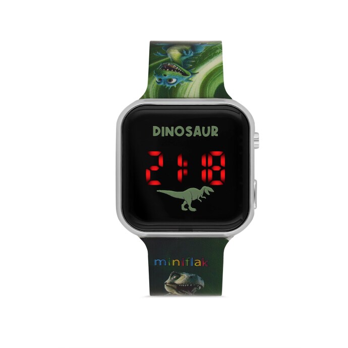 Miniflak Dinozor MFD8001 Square Led Çocuk Saati - 1