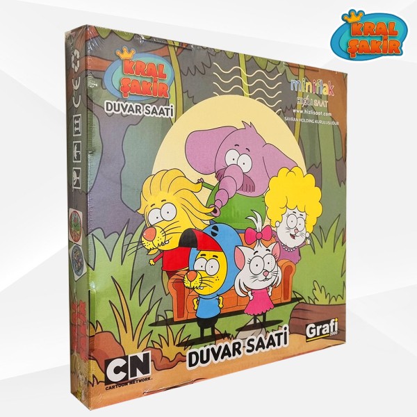 MiniFlak Lisanslı Kral Şakir KS-2541 Duvar Saati - 3