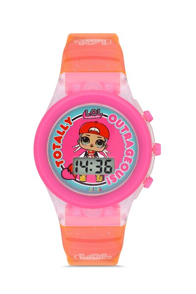 MiniFlak Lisanslı L.O.L. SURPRISE! LOL7210 Pembe Işıklı Kız Çocuk Kol Saati - 6