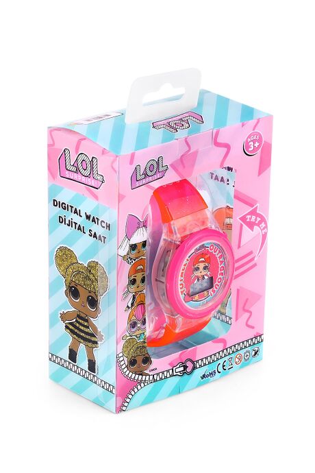 MiniFlak Lisanslı L.O.L. SURPRISE! LOL7210 Pembe Işıklı Kız Çocuk Kol Saati - 11