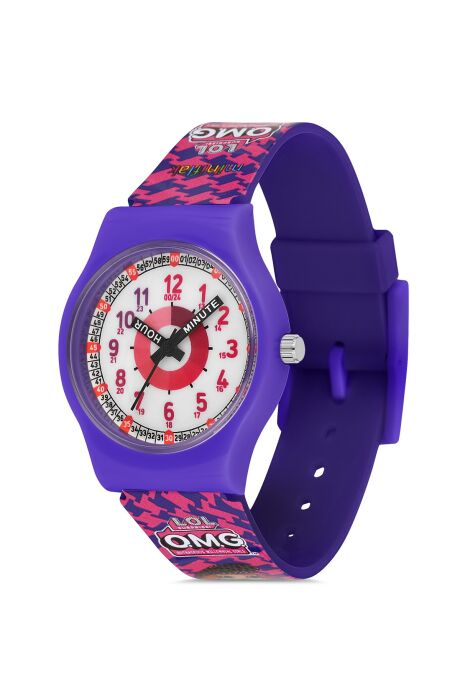 Miniflak LOL Surprise! Lisanslı Çocuk Saati OMG7517 Pembe-Mor - 2