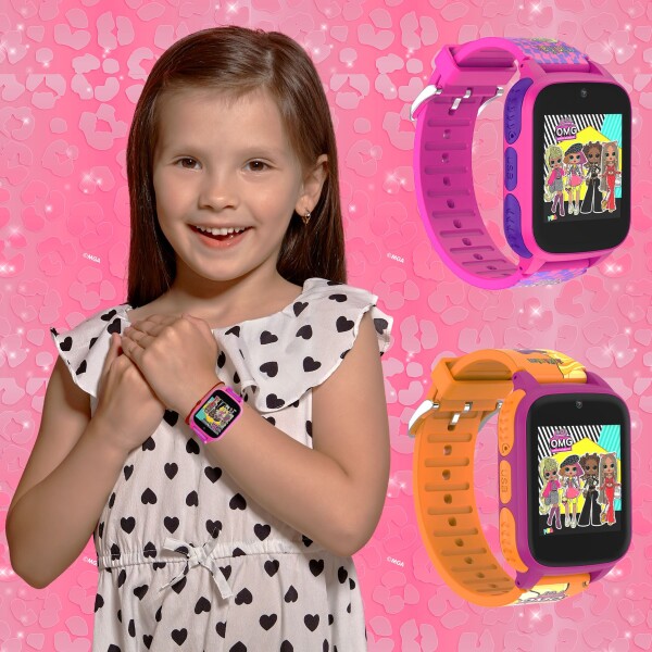 MiniFlak L.O.L Surprise! LOL011OMG Pembe Kamera Bluetoothlu 26Oyunlu Çocuk Saati(Takip Özelliği Yok) - 3