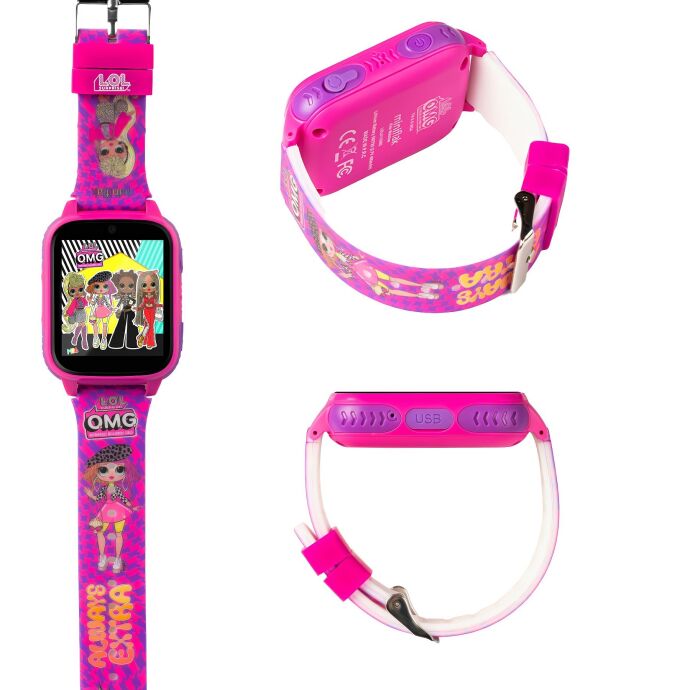 MiniFlak L.O.L Surprise! LOL011OMG Pembe Kamera Bluetoothlu 26Oyunlu Çocuk Saati(Takip Özelliği Yok) - 6
