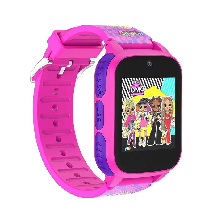 MiniFlak L.O.L Surprise! LOL011OMG Pembe Kamera Bluetoothlu 26Oyunlu Çocuk Saati(Takip Özelliği Yok) - 7