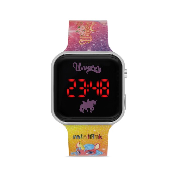 Miniflak Unicorn MFU8001 Square Led Çocuk Saati - 1
