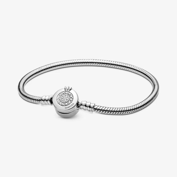 Moments Işıltılı Taç O Klipsli Bileklik 599046C01-20cm - 1