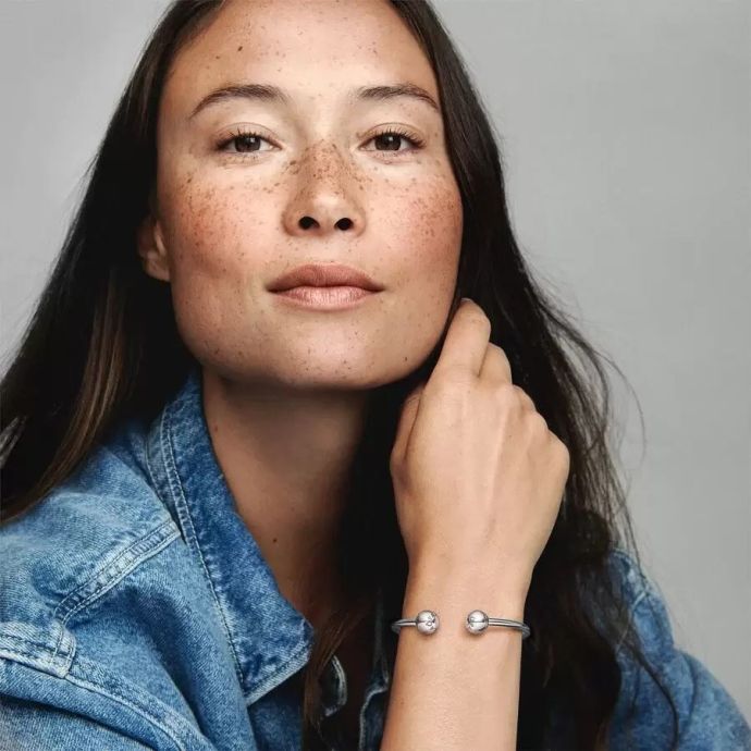 Pandora Açık Bangle Bileklik 925 ayar gümüş - 10