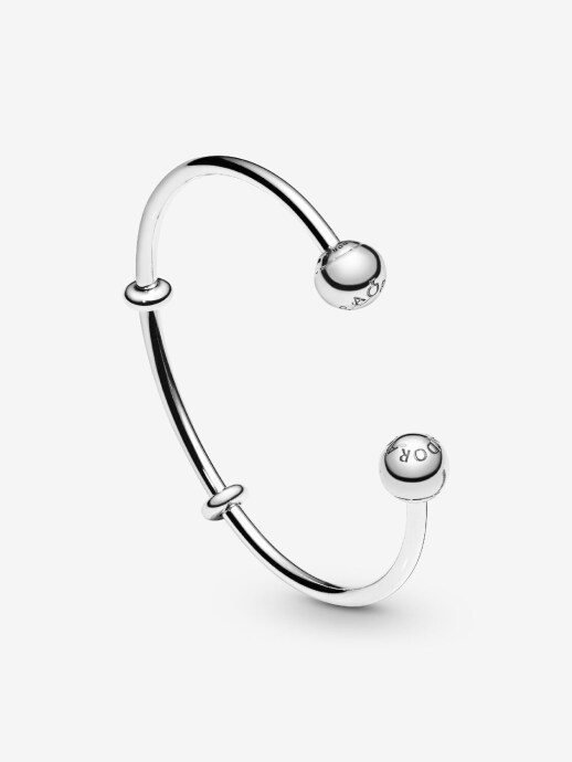 Pandora Açık Bangle Bileklik 925 ayar gümüş - 2