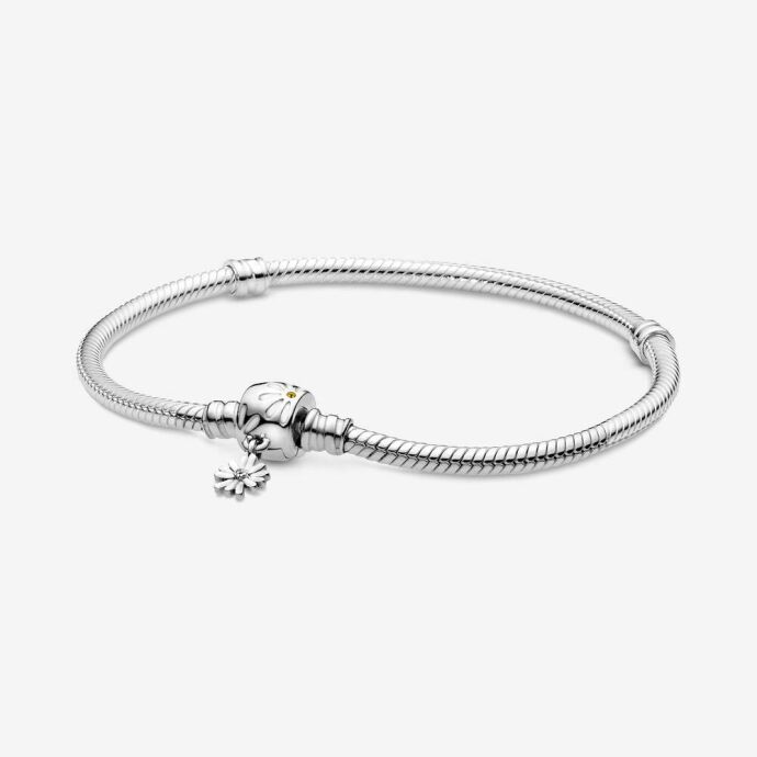 Pandora Papatya Klipsli Bileklik 598776C01 19cm - 1