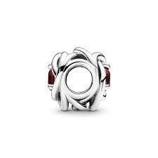 Pandora 790065C06-Kırmızı Sonsuzluk Sarmalı Charm - 3