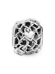 Pandora 790071C00 - Kafes İşi Zincirli Kilit Charm - 3