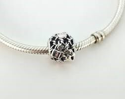 Pandora 790071C00 - Kafes İşi Zincirli Kilit Charm - 4