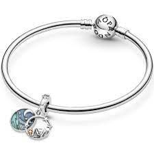 Pandora 791686C01 - Kamp ve Gece Gökyüzü Çift Sallantılı Charm - 10