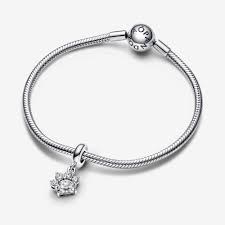 Pandora 792247C01-Işıltılı Pati İzi Sallantılı Charm - 3