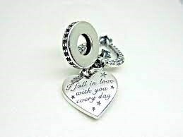 Pandora 792356C01 - Kayan Yıldız Kalp Çift Sallantılı Charm - 5