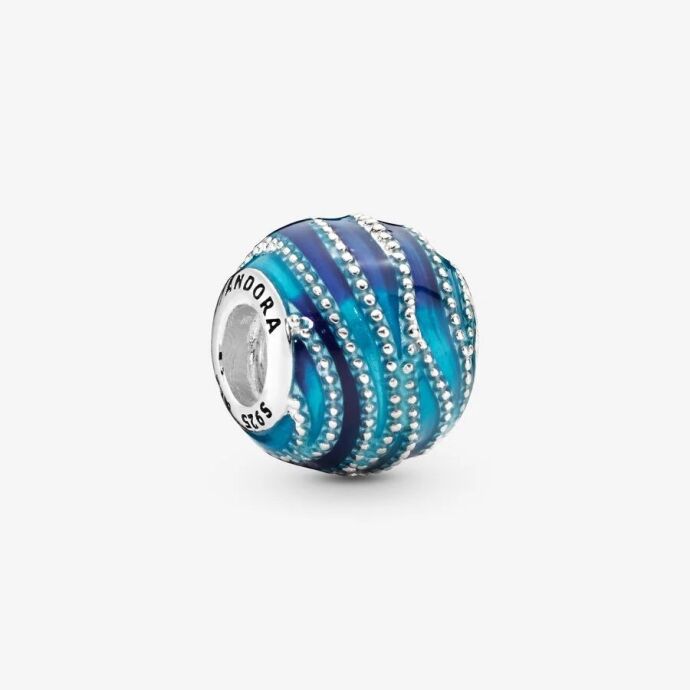 Pandora 797012ENMX - Mavi Girdap Charm - 1