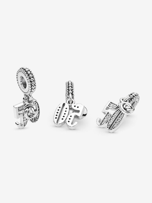 50. Yıl Kutlaması Sarkan Charm 797264CZ - 4