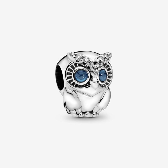 Pandora 798397NBCB Işıltılı Baykuş Charm - 1