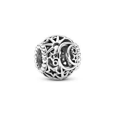 Pandora 799183C00 - Kafes İşi Güneş, Yıldız ve Ay Charm - 1
