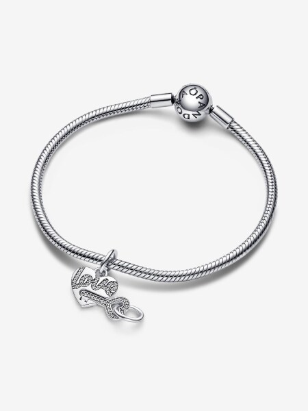 Pandora Ayrılabilir Kalp ve Anahtar Sallantılı Charm 925 ayar gümüş - 3