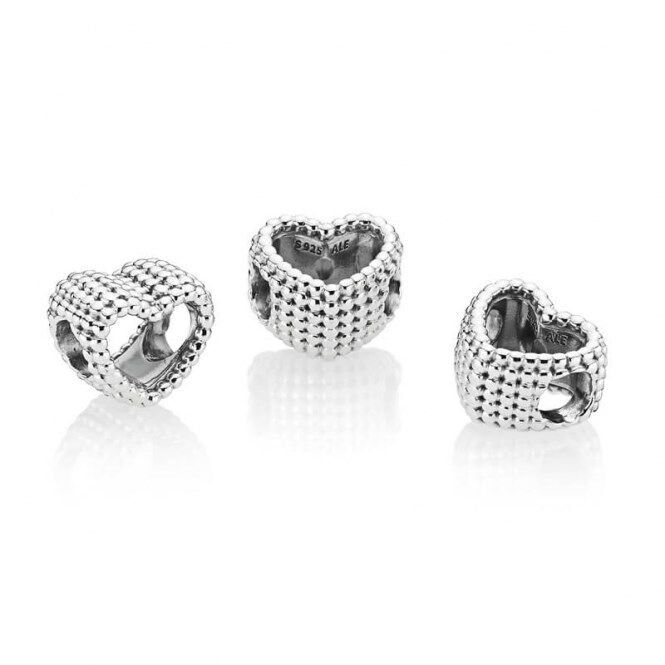 Pandora Boncuklu Kalp Küresi Charm 797516 - 2