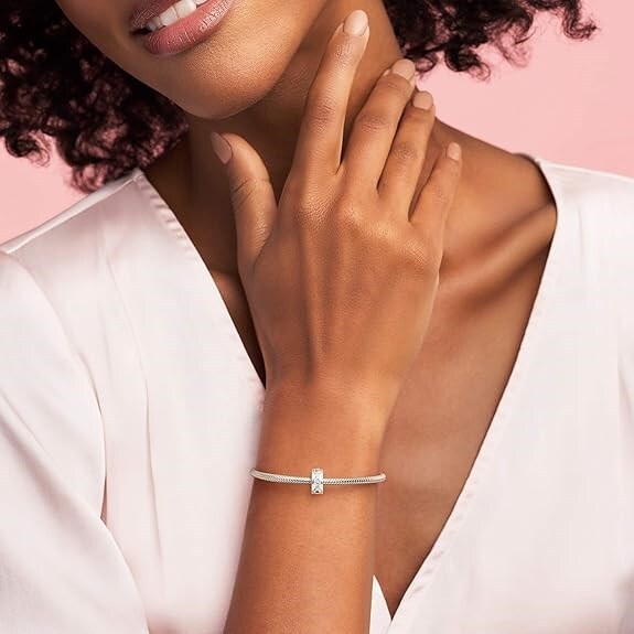 Pandora Parıltılı Taç Klipsli Charm 798326CZ - 2