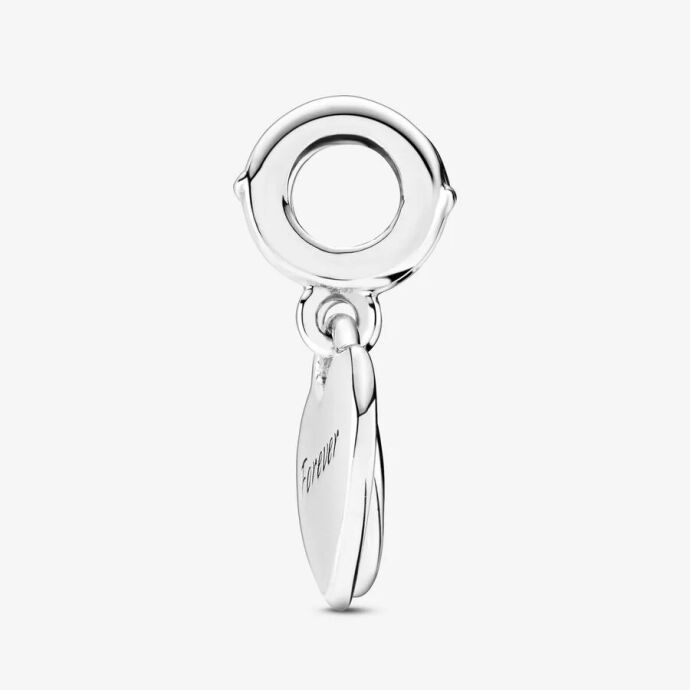 Pandora Çift Kalpli Ayrılabilen Sallantılı Charm 799187C01 - 3