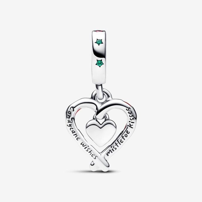 Pandora Çift Kişilik Şeker Kalp Sallantılı Charm 792822C01 - 2