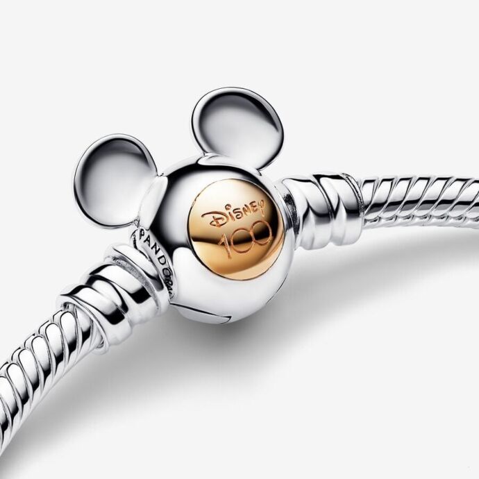 Pandora Disney 100. Yıl Dönümü Anları Yılan Zincir Bileklik 592514C00-21cm - 2