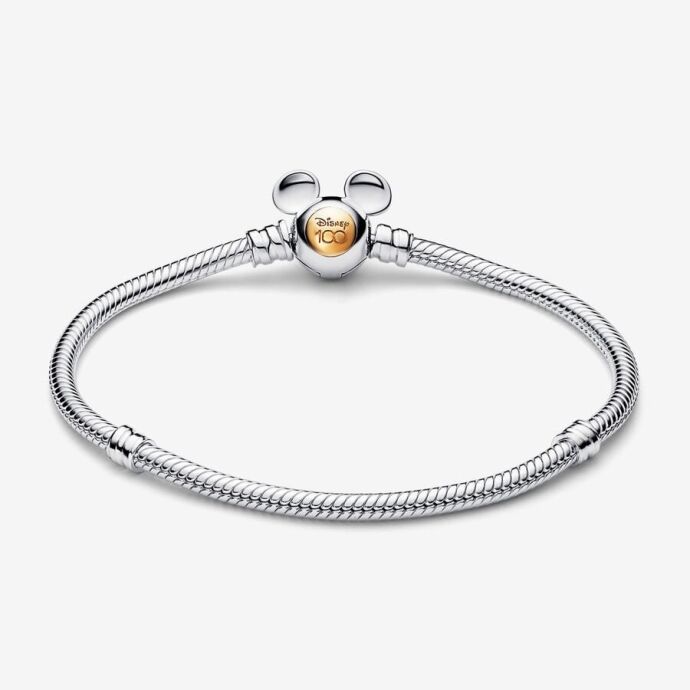 Pandora Disney 100. Yıl Dönümü Anları Yılan Zincir Bileklik 592514C00-21cm - 3