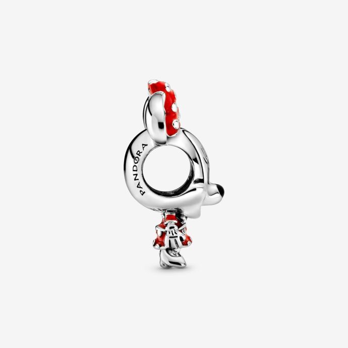 Pandora Disney, Puantiye Fiyonklu ve Elbiseli Minnie Charm 798880C02 - 3
