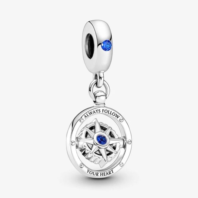Pandora Dönen Pusula Sallantılı Charm 790099C01 - 1