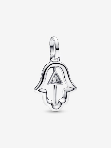 Pandora Hamsa Eli Madalyon Charm 925 ayar gümüş - 1