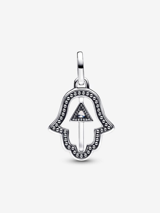 Pandora Hamsa Eli Madalyon Charm 925 ayar gümüş - 2