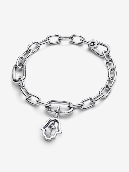 Pandora Hamsa Eli Madalyon Charm 925 ayar gümüş - 3