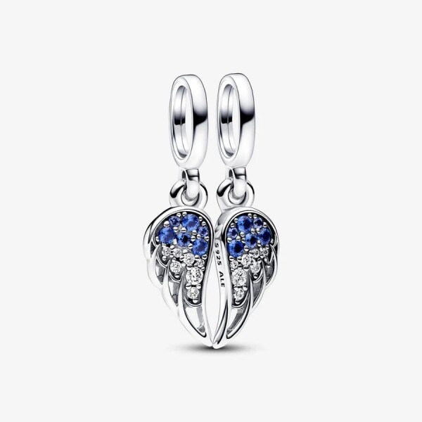 Pandora Işıltılı Ayrılabilir Melek Kanatları Sallantılı Charm 792821C01 - 1
