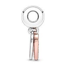 Pandora Işıltılı El Yapımı Kalp Şeklinde Sallantılı Charm 788693C01 - 5