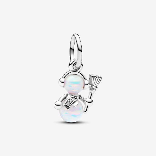 Pandora Işıltılı Kardan Adam Sallantılı Charm 792981C01 - 1