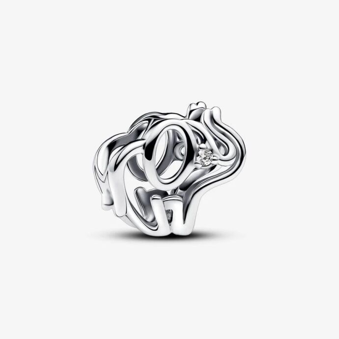 Pandora Kafes İşi Fil Charm 793345C01 - 1