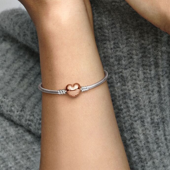 Pandora Kalp Klipsli Bileklik 580719-18cm - 3