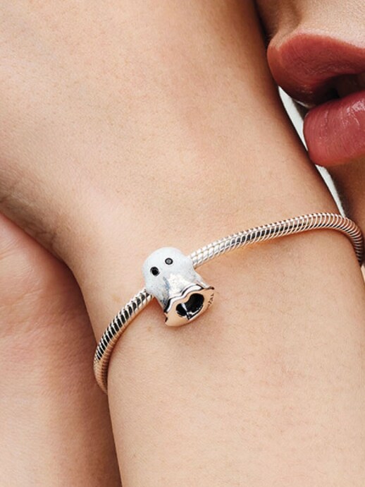 Pandora Karanlıkta Parlayan ''Hayalet Boo'' Charm 925 ayar gümüş - 4