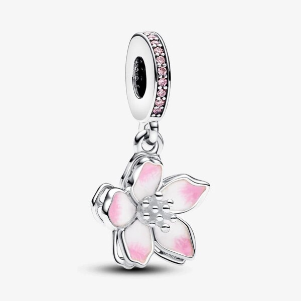 Pandora Kiraz Çiçeği Sallantılı Charm 790667C01 - 1