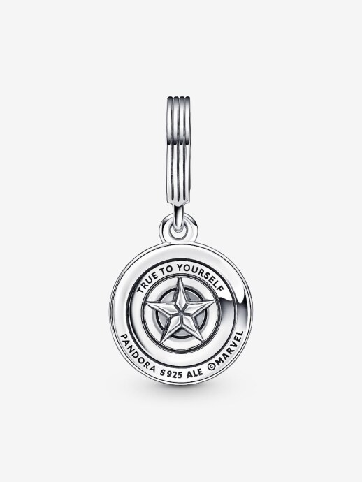 Pandora Marvel The Avengers Captain America Shield Sallantılı Charm - 3